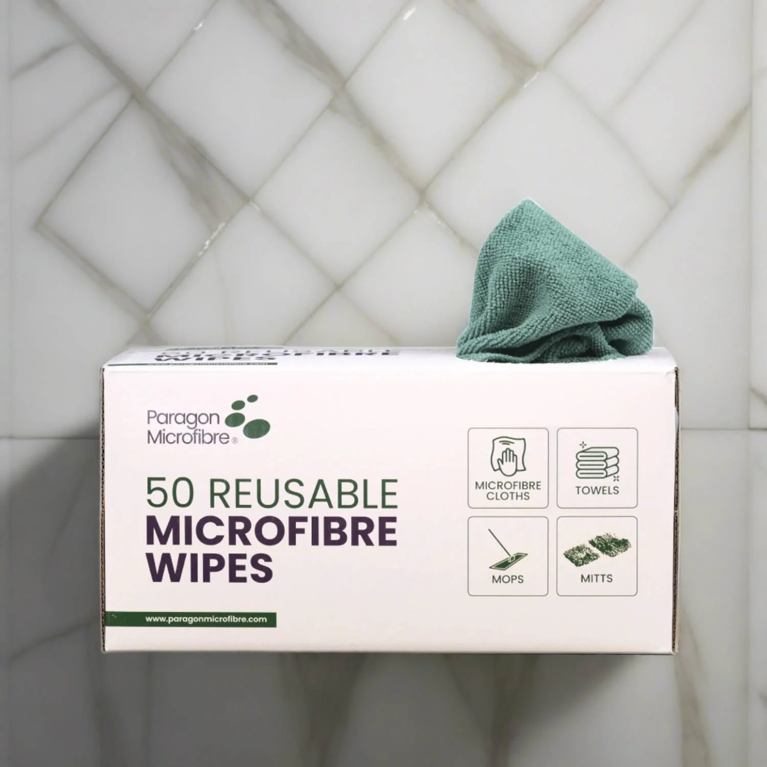 50 Reusable Microfibre Wipes - Image 5