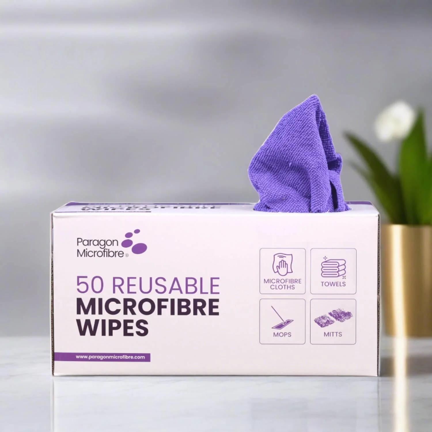 50 Reusable Microfibre Wipes - Image 7